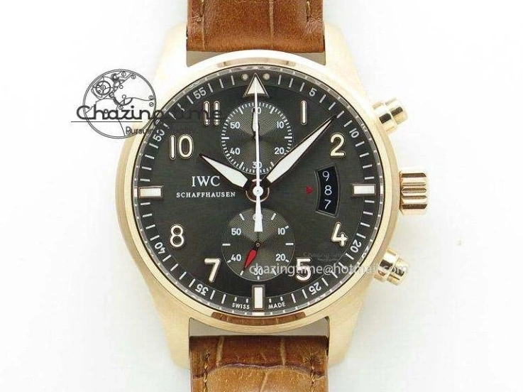 MIROTIME 1228 Portuguese Chrono IW3716 Z+F 1:1 Best Edition White Dial on Gray Rubber Strap A WrinkleFree 7014